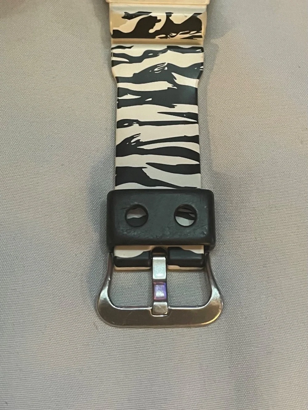 Rare Casio G-Shock DW-D5600BW Zebra Camo Watch